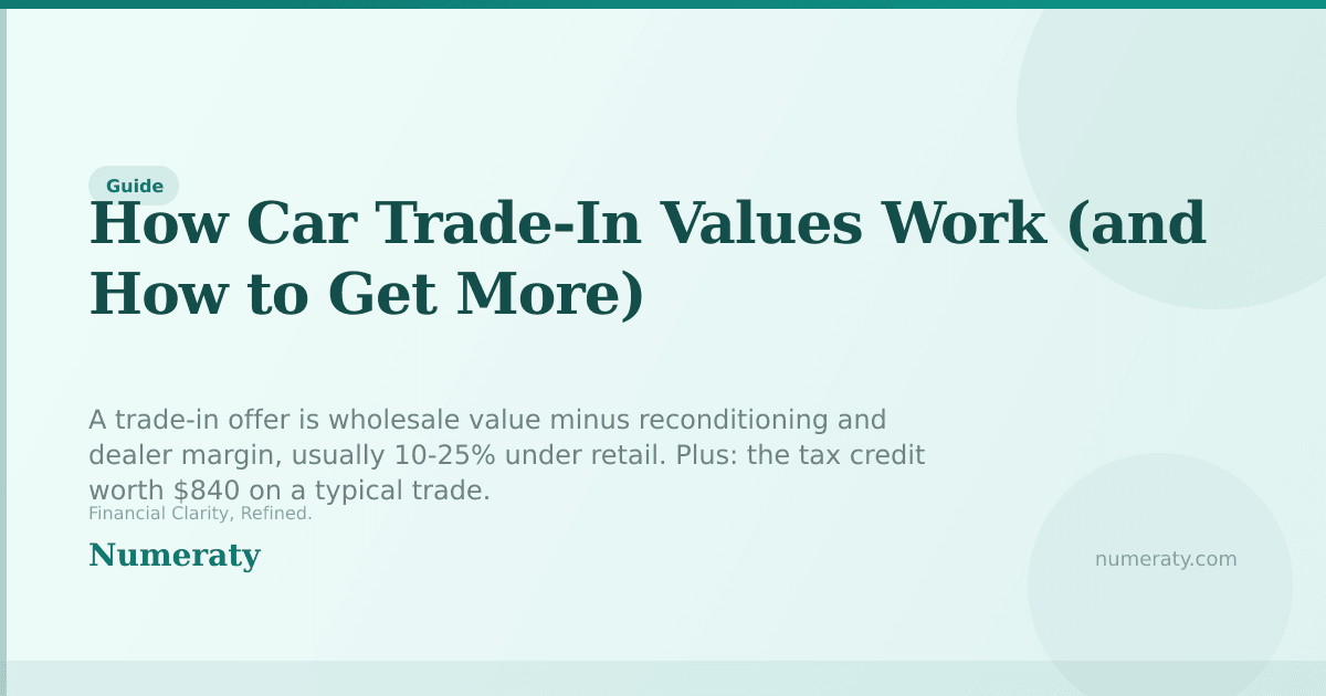 Car Trade-In Values: How They Work + Calculator | Numeraty